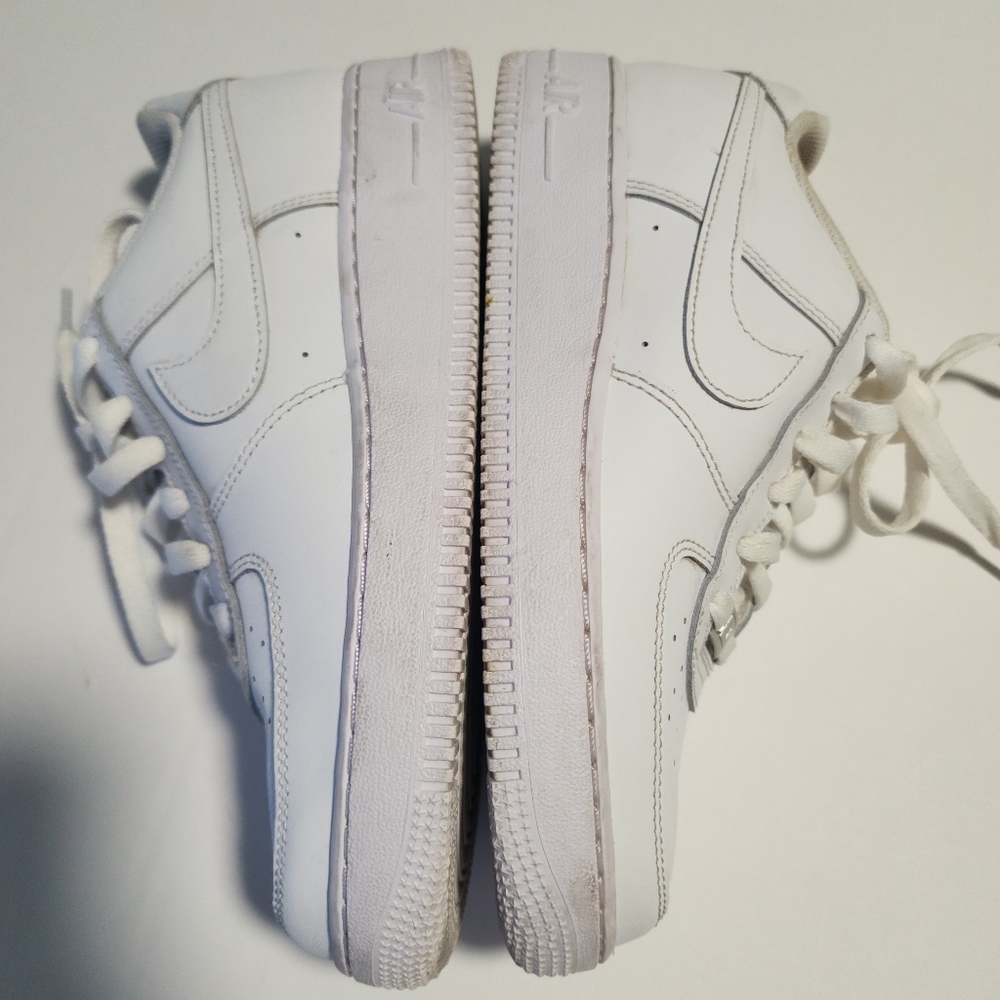 Nike Air Force 1 Low Casual White Shoes, Y7 Women 8.5 Men 7 - Picture 8 of 12